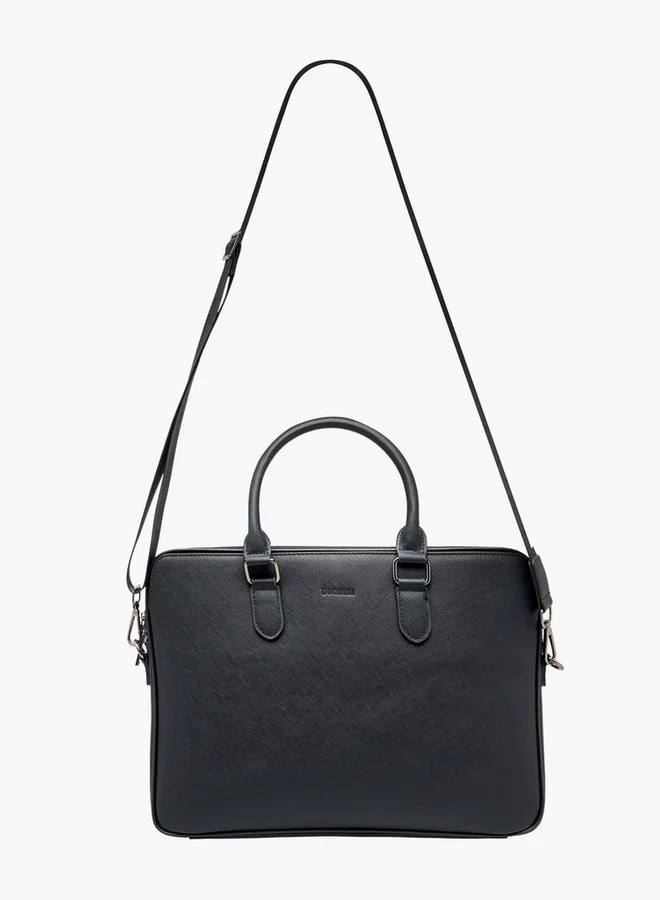 DUCHINI BLACK Men Textured Laptop Bag for Men | Best Price UAE